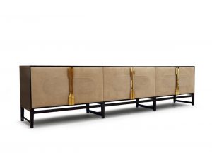 orion wooden upholstered luxury sideboard buffet by formenti 1