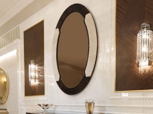 ruby contemporary upholstered mirror by formenti 1