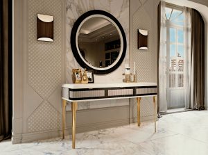 windsor italian console vanity table by formenti 1