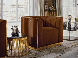 zoe contemporary upholstered armchair by formenti 1