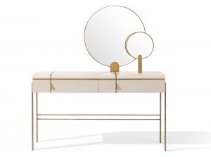 Carpanese Home Althea Modern Italian Vanity Desk Table