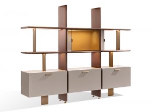 Carpanese Home Duo S Modern Italian Bookcase Room Divider