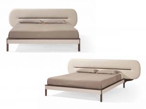 Carpanese Home Lips Modern Italian Platform Bed
