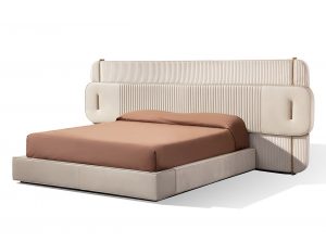 Carpanese Home Papillon XL Modern Italian Upholstered Bed Bedroom