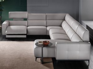 Fontana Italian Sectional Sofa by Franco Ferri Made in Italy