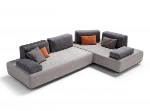 Taka Italian Sectional Sofa by Franco Ferri Made in Italy