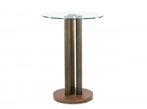 trilogy contemporary round pub table elite modern 1