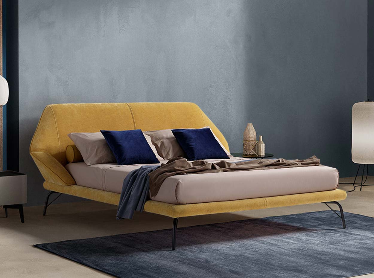 Origami Modern Italian Bed by Novaluna - MIG Furniture