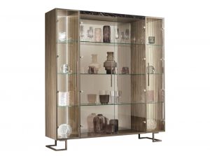 luce dark contemporary china curio cabinet adora arredoclassic 1