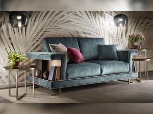 luce dark contemporary living set adora arredoclassic 1