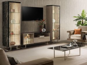 luce dark modern entertainment center tv stand adora arredoclassic 1
