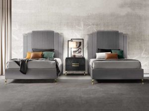 moderna upholstered italian bedroom set adora arredoclassic 6
