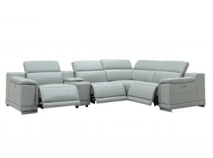 Hartley Modern Sectional Sofa Leather Recliners By Beverly Hills 4