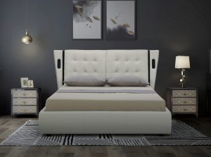 Milan Moderin Bed By Beverly Hills Furniture 1