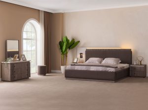 Elvis Modern European Storage Bed by ESF