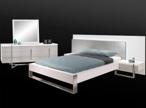 Martelli bedroom White lacquer