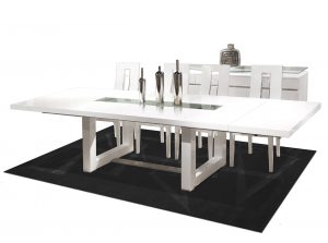Novo white dining set2