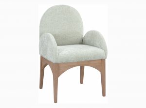 Waldorf Chenille Fabric Dining Arm Chair 4