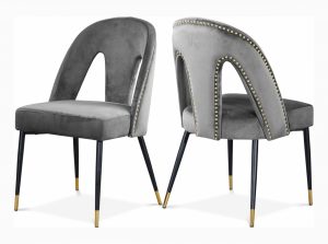 akoya velvet dining chair 3