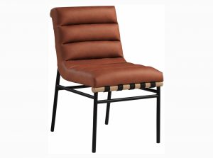 burke faux leather bucle fabric dining chair 8