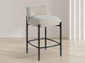 burton chenille fabric bar stool