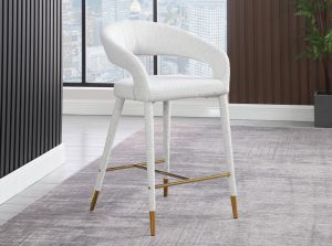 destiny boucle fabric bar stool 1