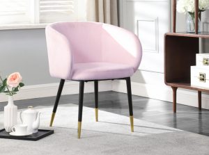 louise velvet dining chair 1