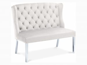 velvet settee bench 3