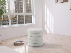 aphia boucle fabric ottoman 3