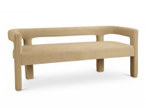 athena boucle fabric bench meridian 20
