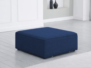 cube linen textured modular ottoman 2