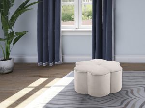 daisy velvet ottoman 1