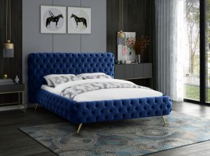 delano boucle fabric bed 4