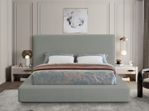 devin textured fabric bed 4