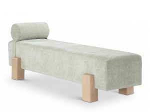 edison chenille fabric bench meridian 4