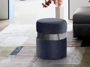 hailey velvet ottoman 2