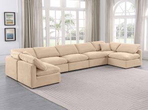 indulge velvet dining module sofa 53