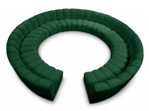 infinity velvet modular sectional sofa 8