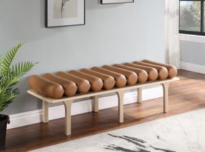 landon vegan leather bench 11