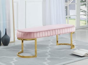 lemar velvet bench meridian 1