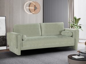 madeline chenille fabric dining sofa 8