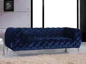 mercer velvet sofa 4