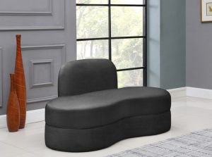 mitzy velvet loveseat 1