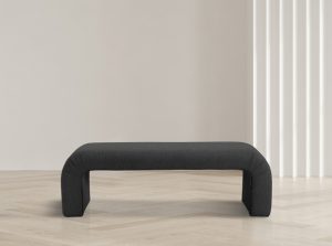 niagara boucle fabric bench meridian 5