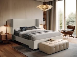 oxford linen textured bed 9