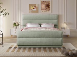 paxton chenille fabric bed 5