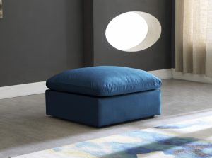 plush velvet ottoman 1