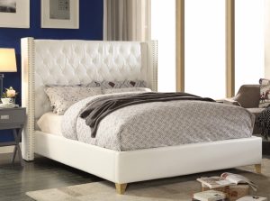 soho bounded leather bed 5