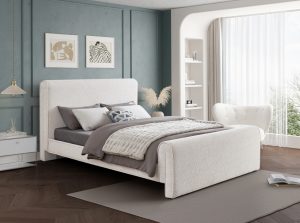 stylus boucle fabric bed 6