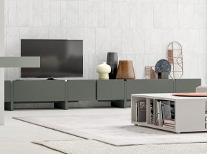 alf da fre design matt lacquered tv cabinet recta